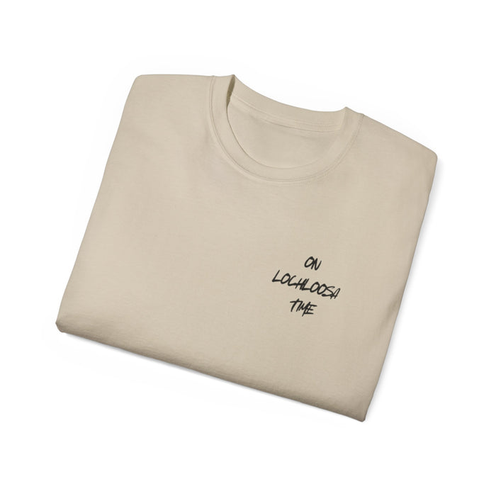Lochloosa Lake Shirt – On Lake Time Script Tee