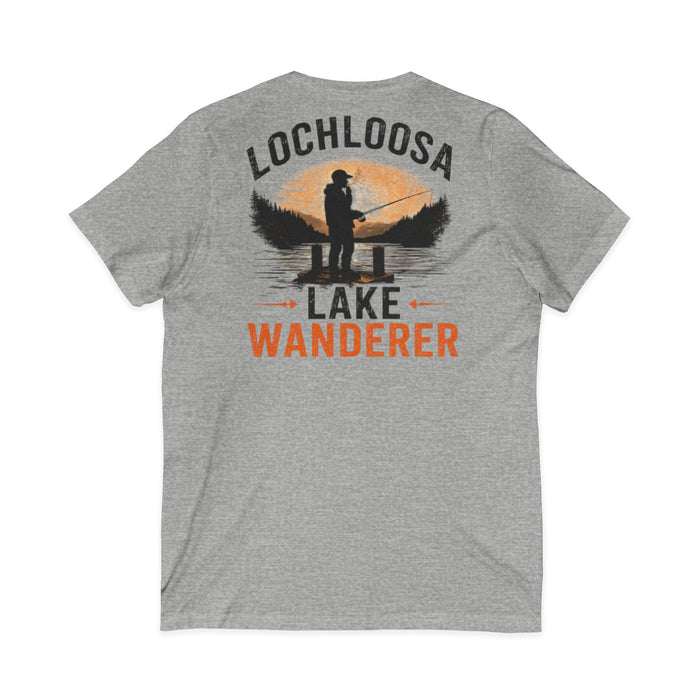 Lochloosa Lake Shirt – Wanderer Fishing V-Neck Tee