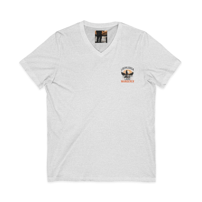 Lochloosa Lake Shirt – Wanderer Fishing V-Neck Tee