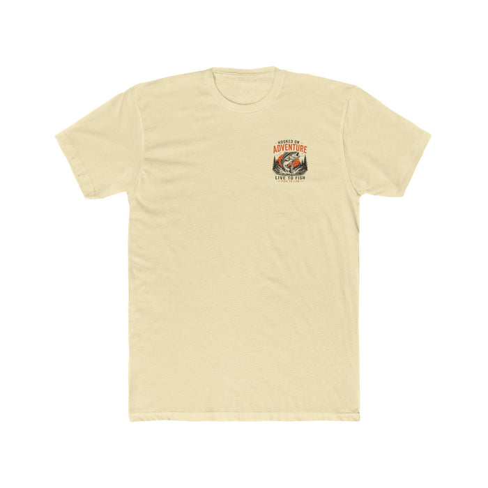 Hooked on Adventure Shirt – Live to Fish Graphic Tee