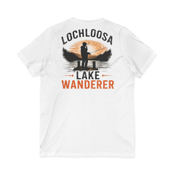 Lochloosa Lake Shirt – Wanderer Fishing V-Neck Tee