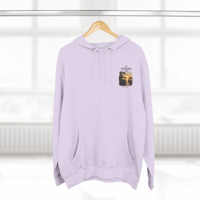 Three-Panel Fleece Hoodie