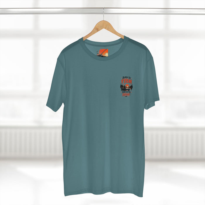 Born to Fish Shirt – Forced to Work Fishing Tee