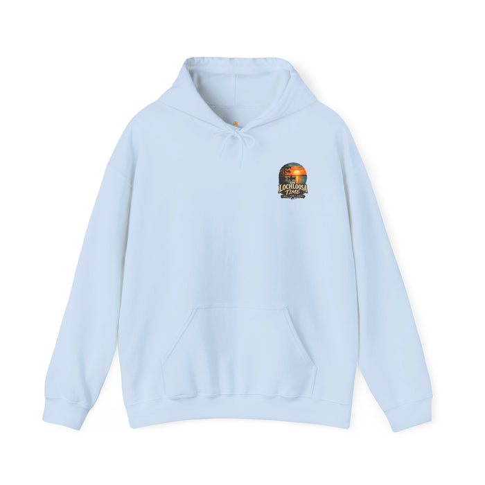 Hoodie — "Lochloosa" Sunset Chest Logo