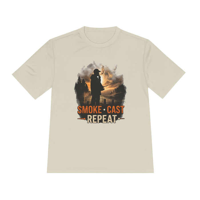 Smoke Cast Repeat Shirt – Fishing Angler Graphic Tee