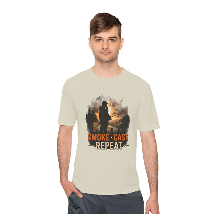 Smoke Cast Repeat Shirt – Fishing Angler Graphic Tee