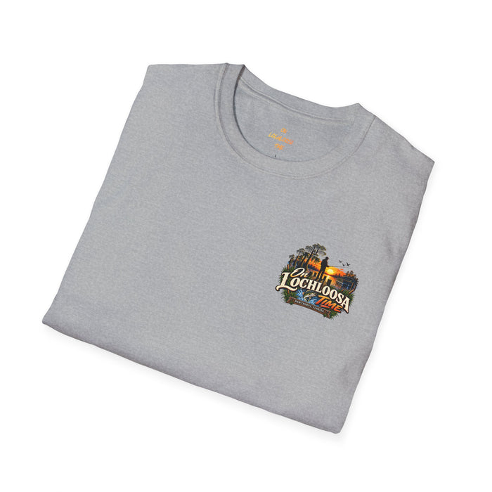 On Lochloosa Time T-Shirt — Fishing Lake Sunset Graphic Tee