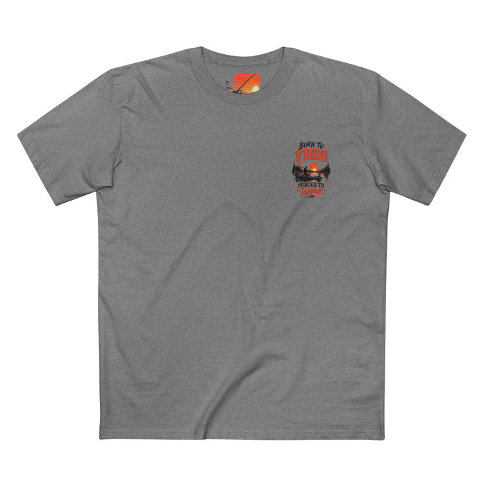 Born to Fish Shirt – Forced to Work Fishing Tee
