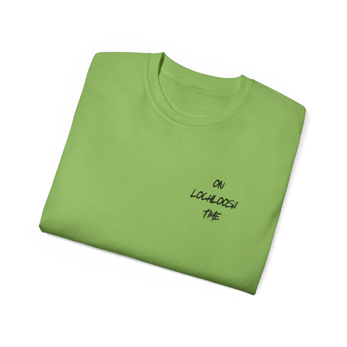 Lochloosa Lake Shirt – On Lake Time Script Tee