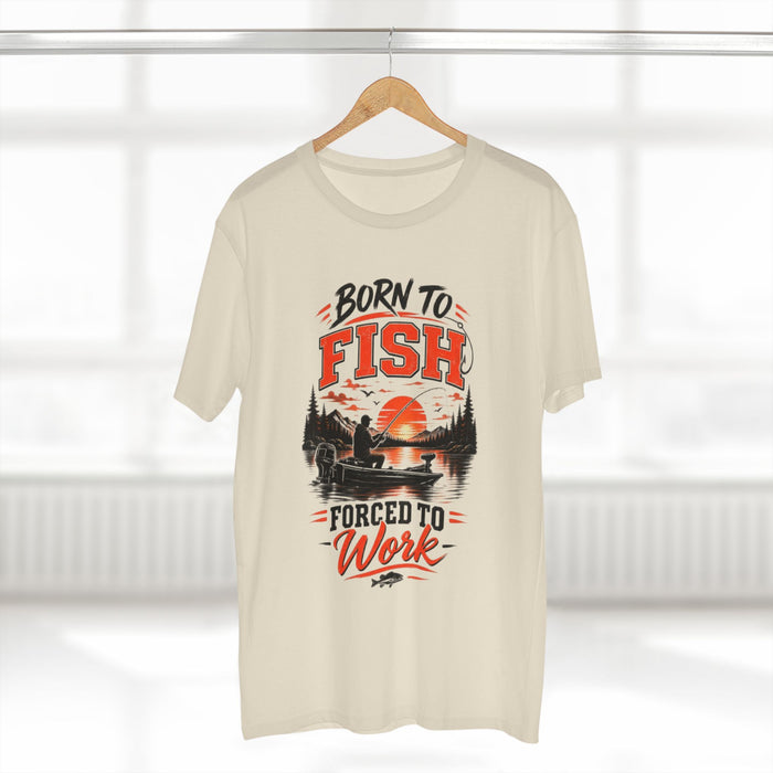 Born to Fish Shirt – Forced to Work Fishing Tee