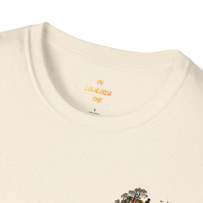 On Lochloosa Time T-Shirt — Fishing Lake Sunset Graphic Tee