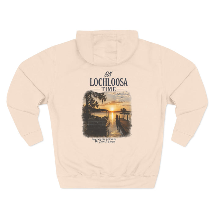 Three-Panel Fleece Hoodie