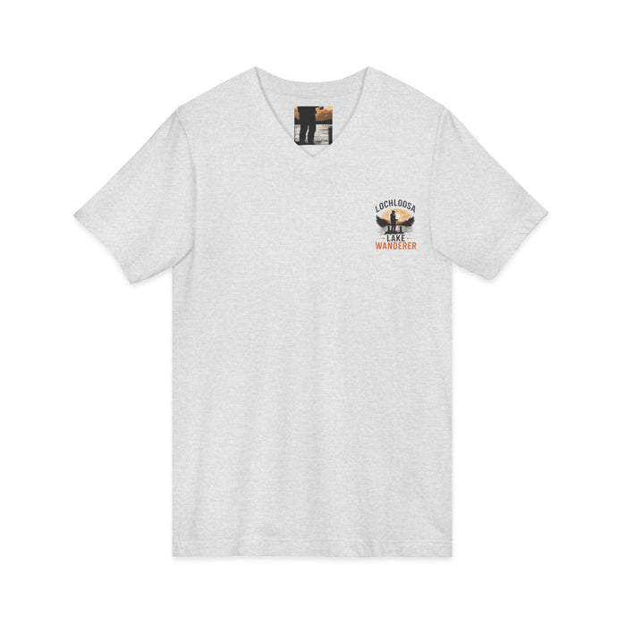 Lochloosa Lake Shirt – Wanderer Fishing V-Neck Tee