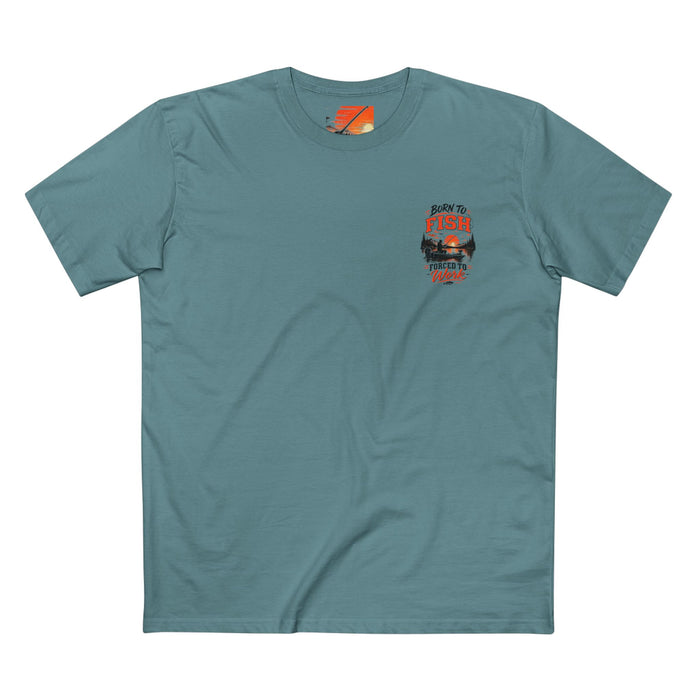 Born to Fish Shirt – Forced to Work Fishing Tee