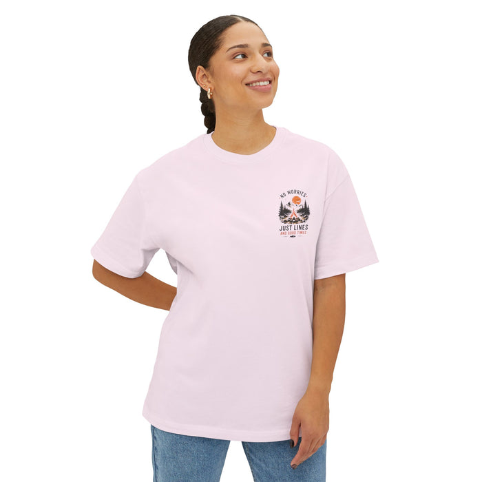No Worries Fishing Shirt – Lines & Good Times Tee