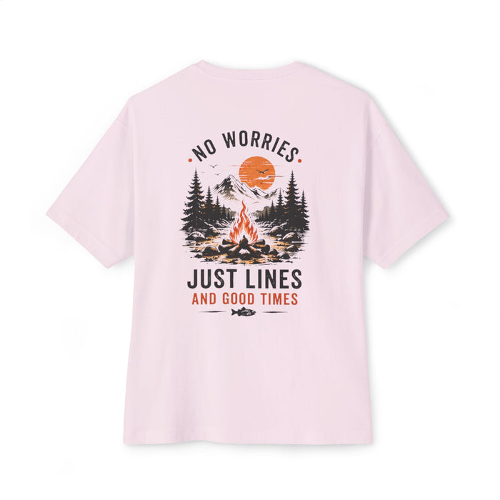 No Worries Fishing Shirt – Lines & Good Times Tee