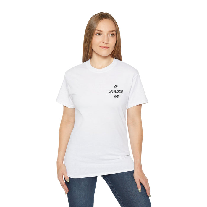 Lochloosa Lake Shirt – On Lake Time Script Tee