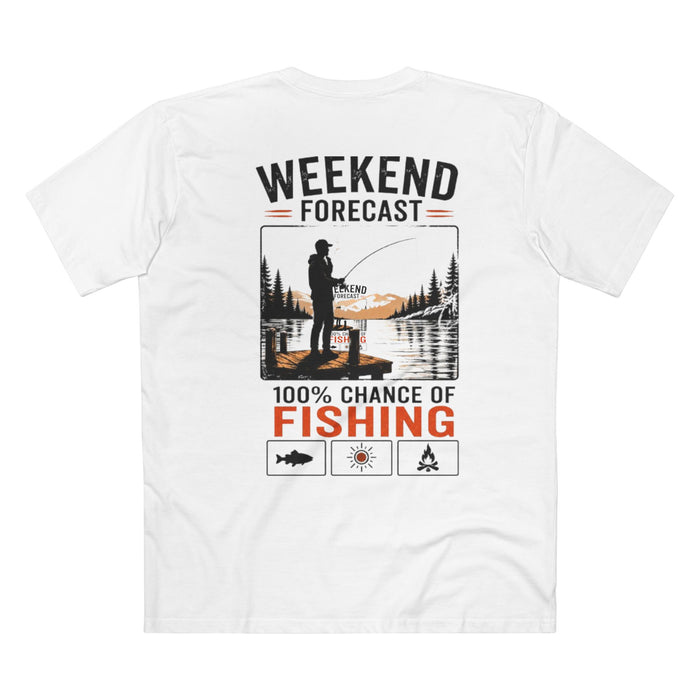 Weekend Fishing Shirt – 100% Chance of Fishing Tee