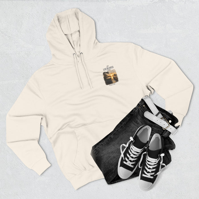 Three-Panel Fleece Hoodie