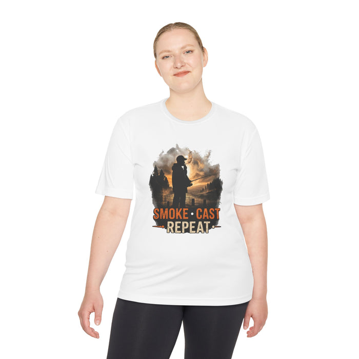 Smoke Cast Repeat Shirt – Fishing Angler Graphic Tee