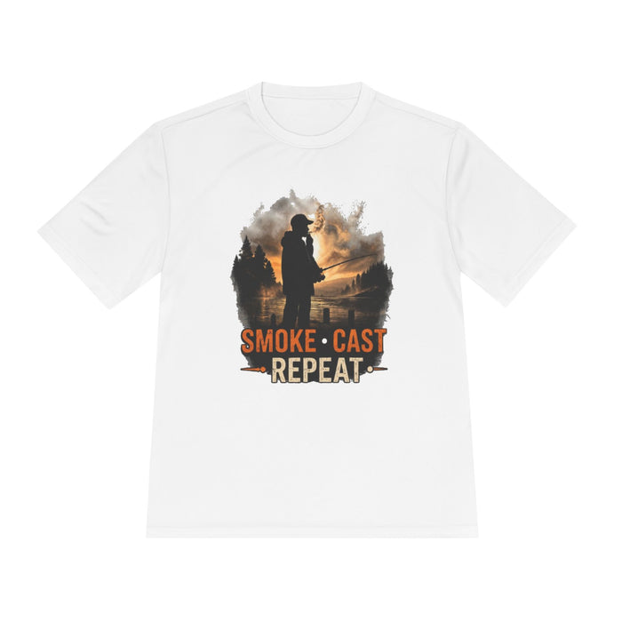 Smoke Cast Repeat Shirt – Fishing Angler Graphic Tee