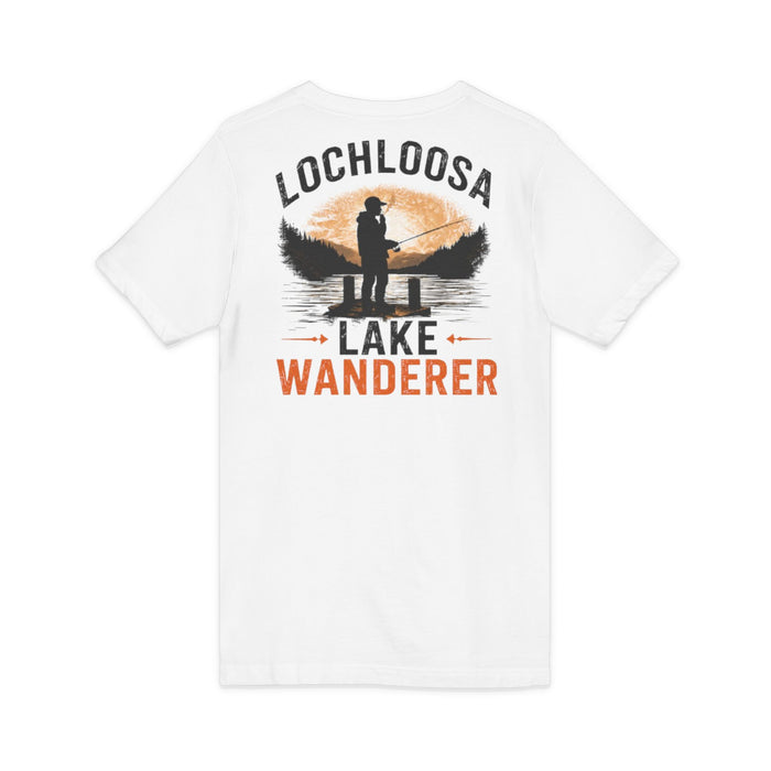 Lochloosa Lake Shirt – Wanderer Fishing V-Neck Tee