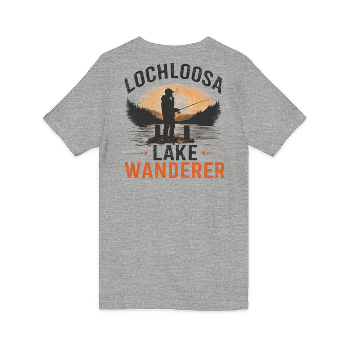 Lochloosa Lake Shirt – Wanderer Fishing V-Neck Tee