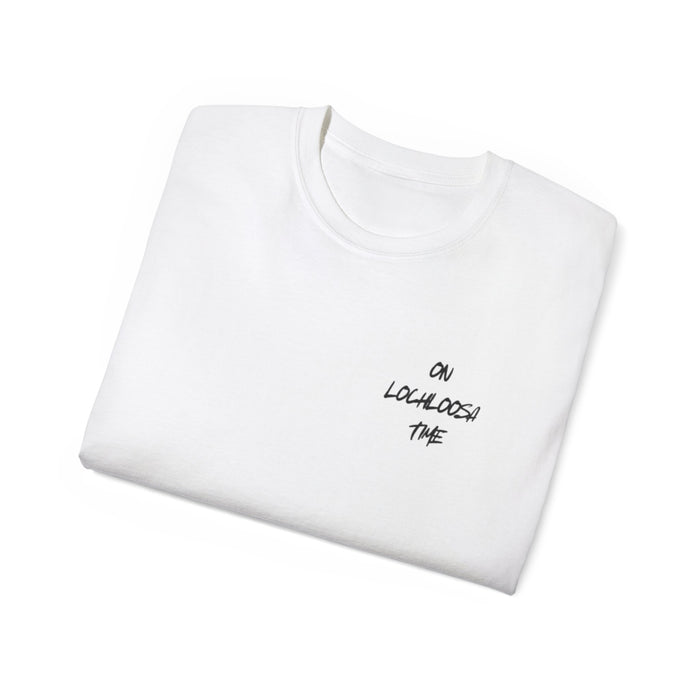 Lochloosa Lake Shirt – On Lake Time Script Tee