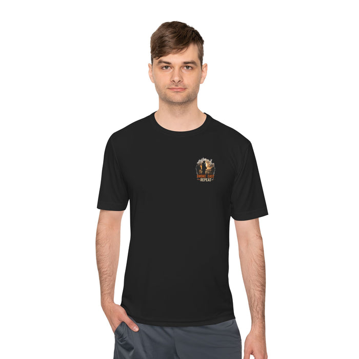 Smoke Cast Repeat Shirt – Fishing Angler Graphic Tee