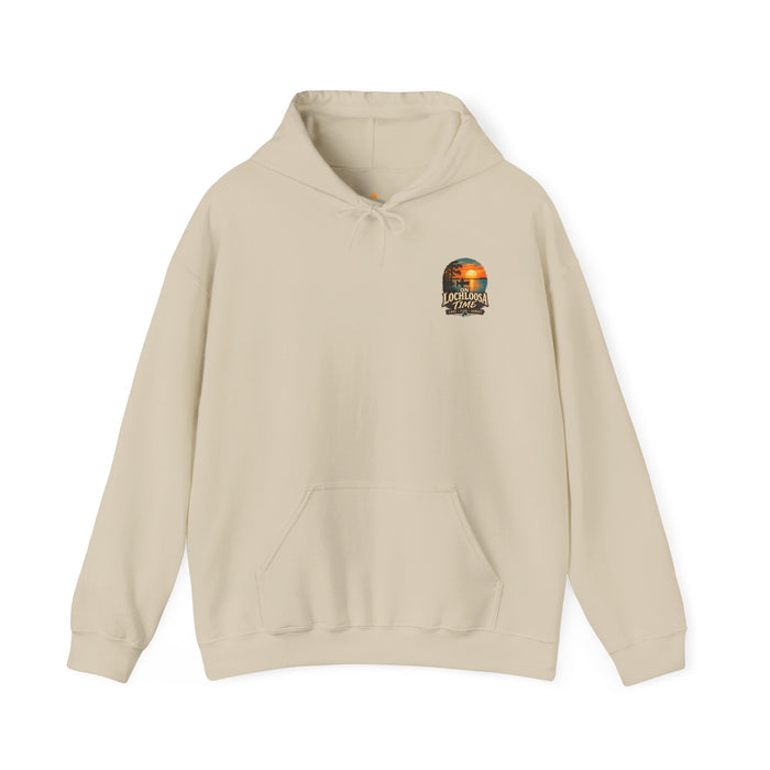 Hoodie — "Lochloosa" Sunset Chest Logo