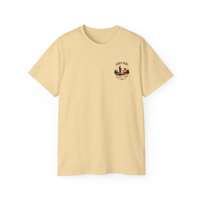 Early Rise Fishing Shirt – Good Fish Good Life Tee