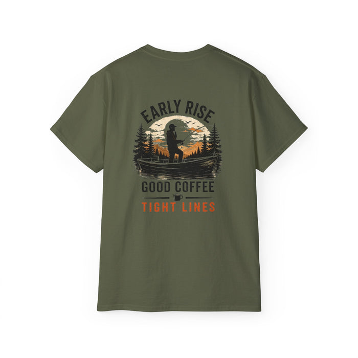 Early Rise Fishing Shirt – Good Coffee & Tight Lines