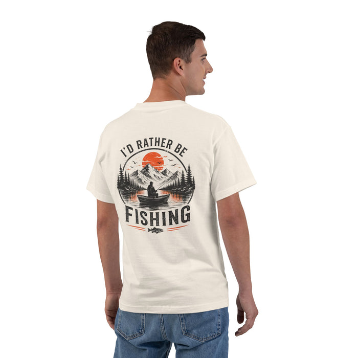 I'd Rather Be Fishing Shirt – Retro Fishing Graphic Tee