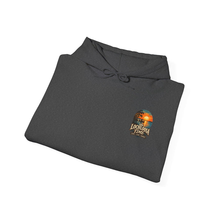 Hoodie — "Lochloosa" Sunset Chest Logo