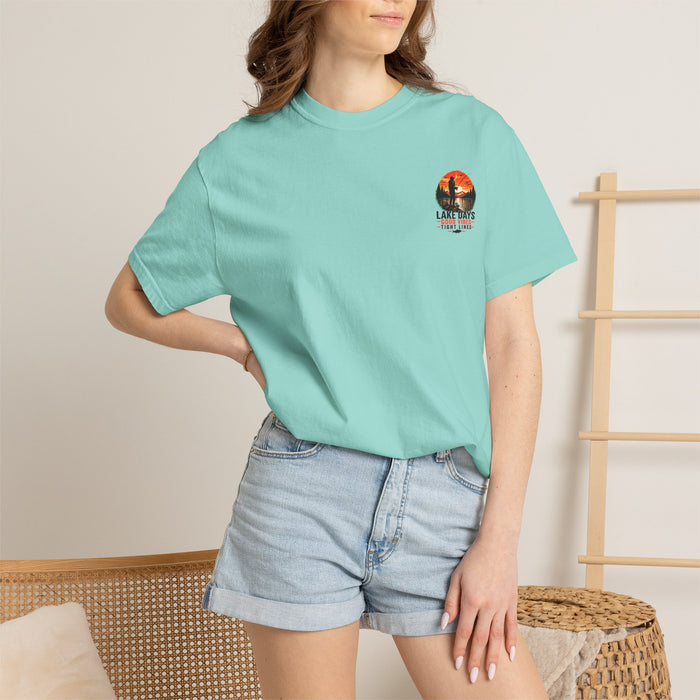 Lake Days Fishing Shirt – Good Vibes & Tight Lines