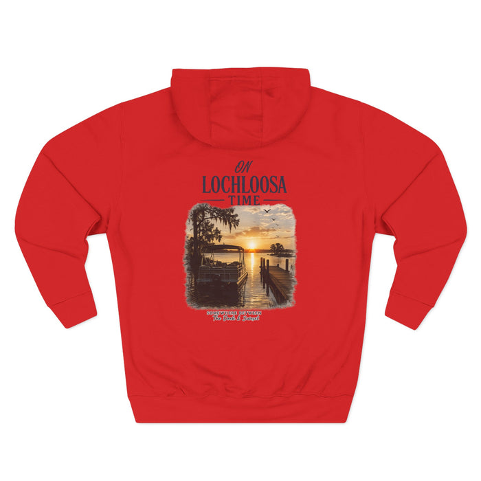 Three-Panel Fleece Hoodie