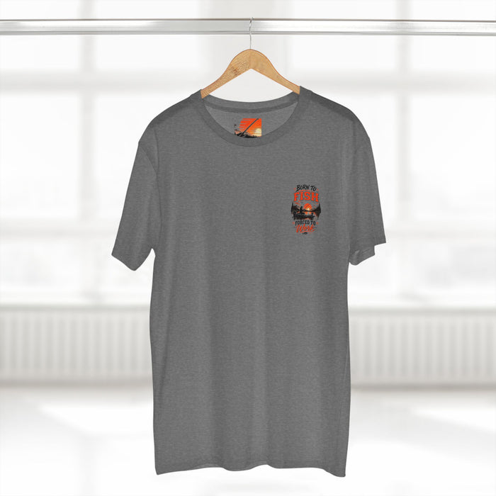 Born to Fish Shirt – Forced to Work Fishing Tee