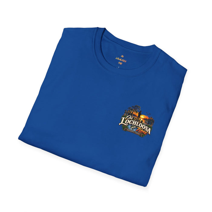 On Lochloosa Time T-Shirt — Fishing Lake Sunset Graphic Tee