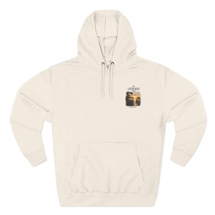Three-Panel Fleece Hoodie