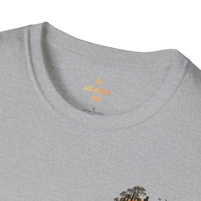On Lochloosa Time T-Shirt — Fishing Lake Sunset Graphic Tee