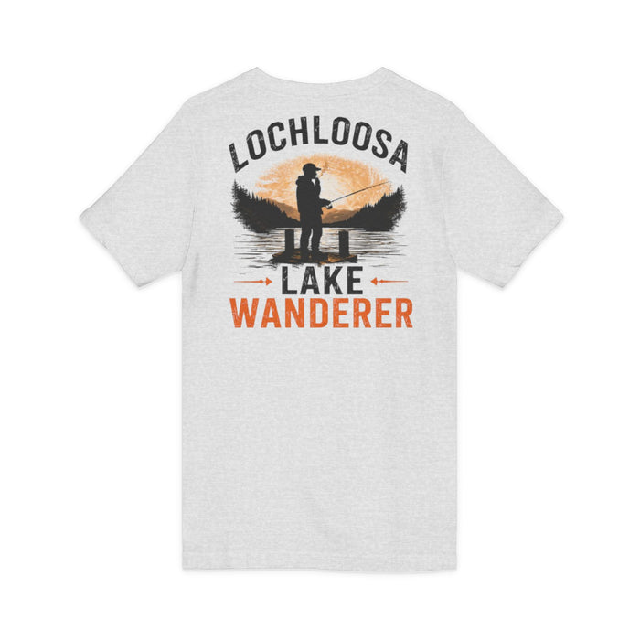 Lochloosa Lake Shirt – Wanderer Fishing V-Neck Tee
