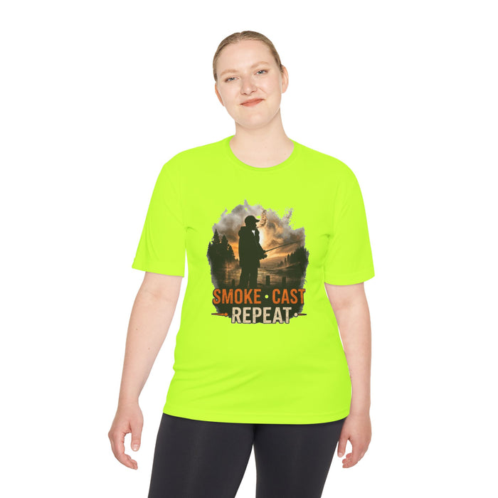 Smoke Cast Repeat Shirt – Fishing Angler Graphic Tee