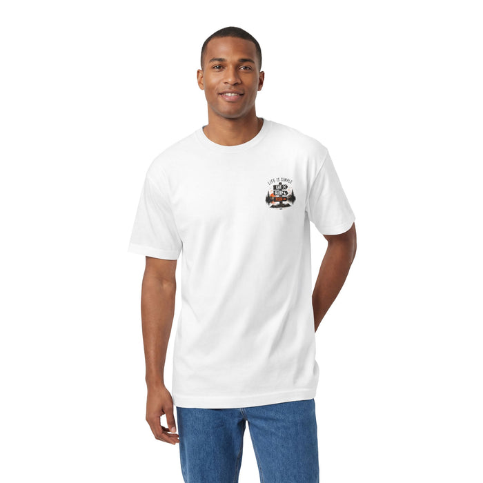 fishing t-shirt eat sleep fish - "Life Is Simple: Eat Sleep Fish"