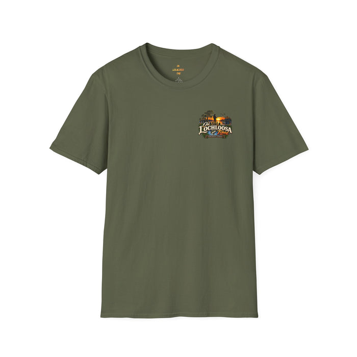 On Lochloosa Time T-Shirt — Fishing Lake Sunset Graphic Tee