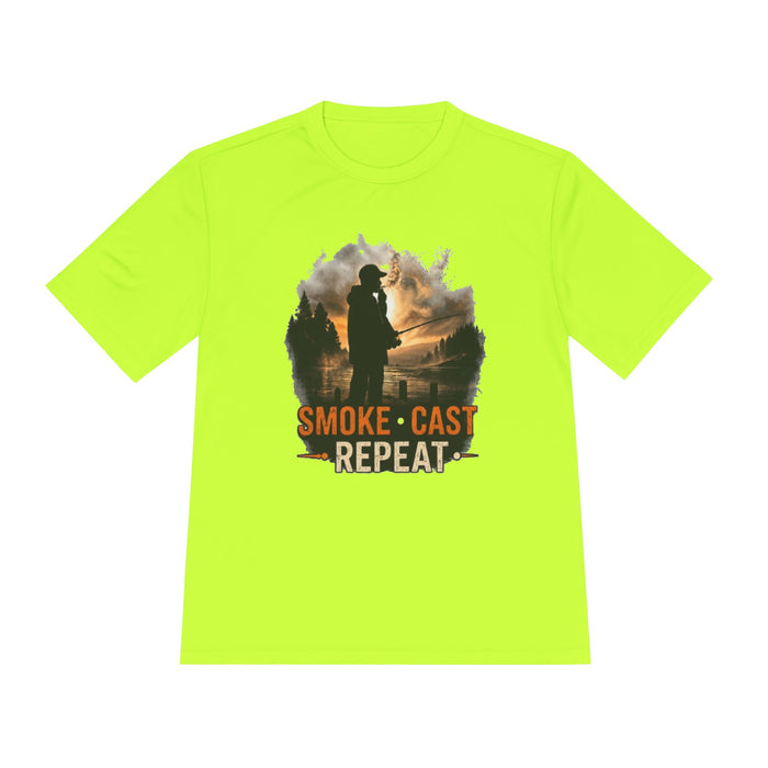 Smoke Cast Repeat Shirt – Fishing Angler Graphic Tee