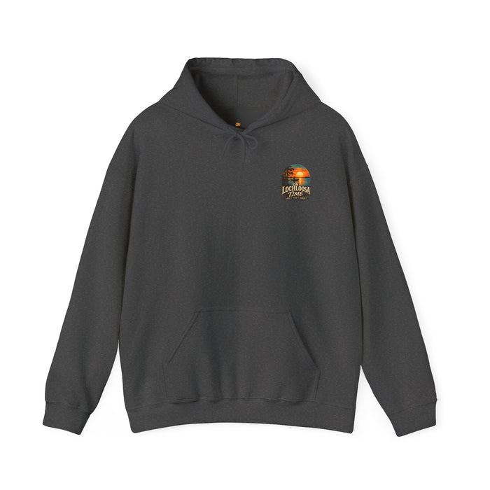 Hoodie — "Lochloosa" Sunset Chest Logo