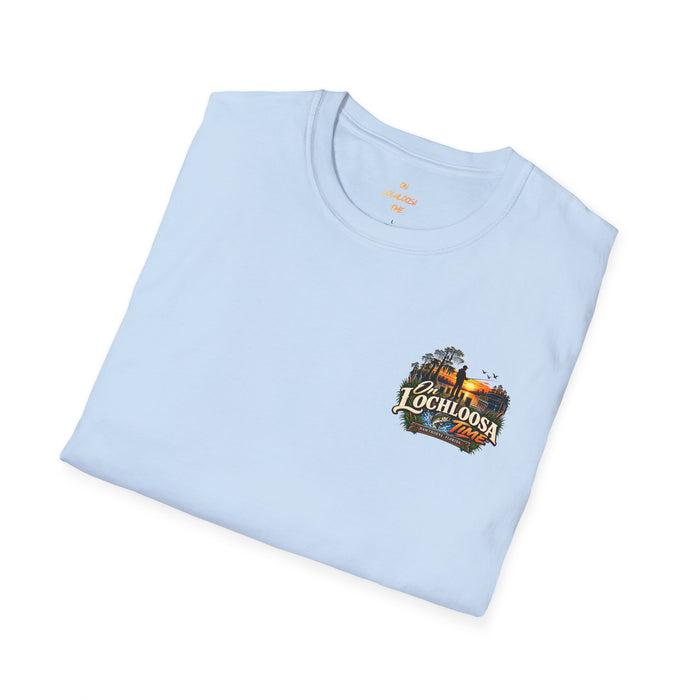 On Lochloosa Time T-Shirt — Fishing Lake Sunset Graphic Tee