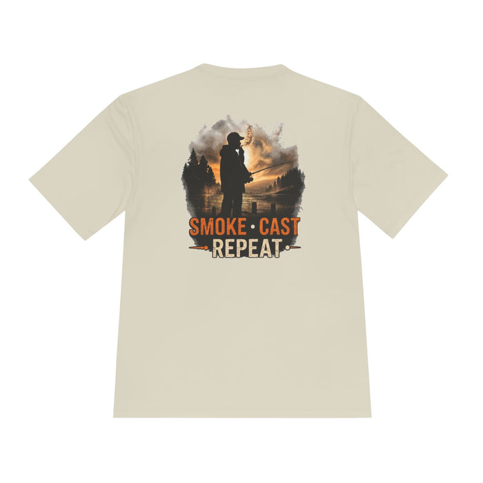 Smoke Cast Repeat Shirt – Fishing Angler Graphic Tee