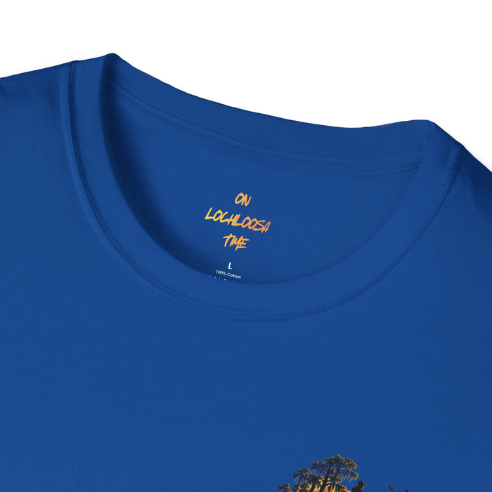 On Lochloosa Time T-Shirt — Fishing Lake Sunset Graphic Tee