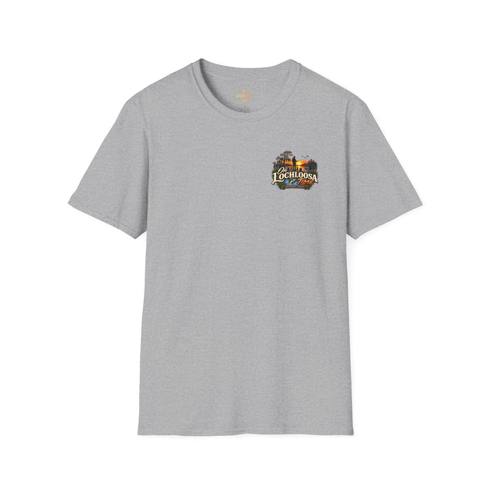On Lochloosa Time T-Shirt — Fishing Lake Sunset Graphic Tee